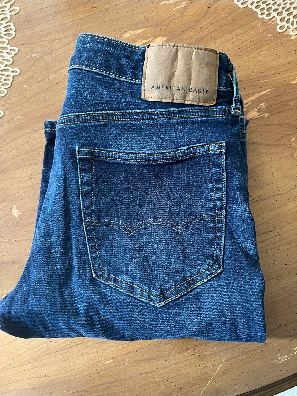 American Eagle Outfitters Men’s Indigo Slim Straight Jeans